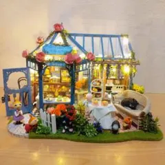 薔薇庭園ティーショップ（LEDライト、ケース.オルゴール付）＆ムーミンフィギュアのサムネイル