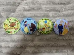 Disney Characters 刺繍缶バッジビスケット