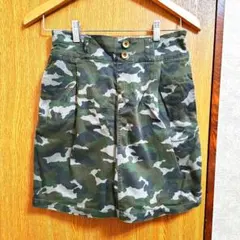 CITROIZM 迷彩柄タイトスカート