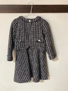 グリーンレーベルリラクシングツイードワンピース＆ボレロ　115 入学式に