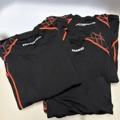 HUMMER ブラック/オレンジ Mサイズ 長袖カットソー☆ヒートテック☆3枚