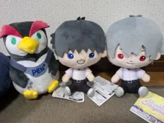 バラ売り不可　エヴァポケット　おすわりぬいぐるみ　ペンペン　カヲル　シンジ