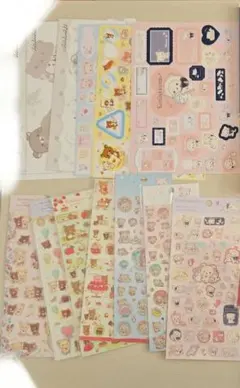 リラックマ　コリラックマ　チャイロイコグマ シール