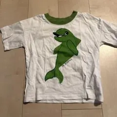 ミニロディーニ　緑イルカTシャツのサムネイル