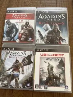 PS3アサシンクリード4 ブラックフラッグ 4本セット