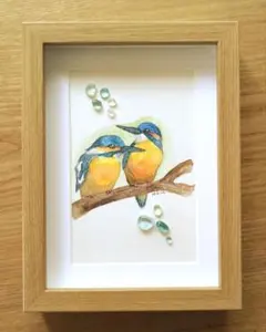 日本画 鳥の絵　銅板画　猪飼正作 日本画 鳥の絵 銅板画 猪飼正作 - メルカリ