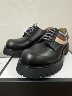 GUCCI レザーダービーシューズ 黒 新品未使用 正規品
