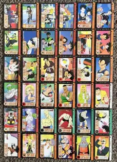 ドラゴンボールカードダス本弾17弾ノーマルコンプリート36枚セット【1993年】