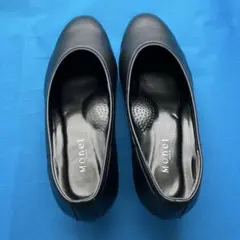 Monet PARIS ブラック パンプス　25センチEEE モネ靴のサムネイル