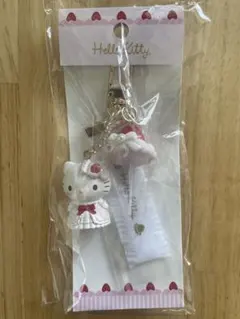 ハローキティ キーホルダー（いちごホイップケーキ）