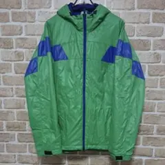 ナイキ NIKE 古着 90s 銀タグ 中綿入りフルジップナイロンジャケット