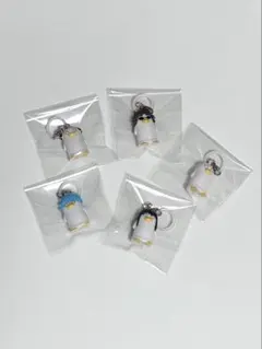 銀魂 めじるしアクセサリー 忘れっぽい奴はこれをつけろ　コンプリート　5個セット