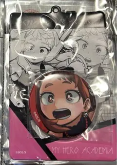 【メルカリ便】ヒロアカ 缶バッジ＆特製ホルダーコレクション 麗日お茶子