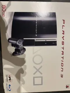 プレステ3 PS3 80GB CECHL00 本体　コントローラー付