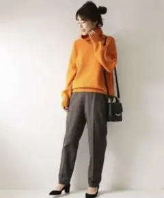 Spick & Span カシミアウール タートルプルオーバー ニット