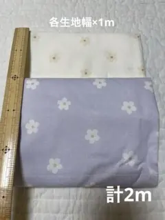 デイジー　花柄　綿　シーチング　まとめ売り