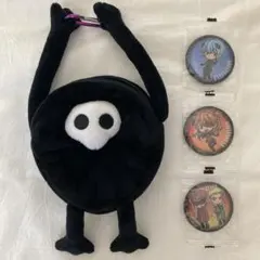 エヴァンゲリオン　ゆるしと　ぶらさがりポーチ　サキエル　オマケ 缶バッジ×3個