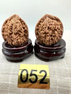 ☆天然☆ 伝統的な文玩核桃（ぶんがんくるみ）の逸品、麒麟官帽の手球