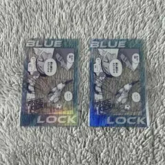 ブルーロック　ブルーロック展　クリアカード　糸師冴　士道龍聖　2枚セット