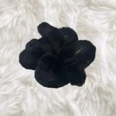 ファー サンダル 厚底 ファーサンダル ブラック 黒 グランジ UGG 風