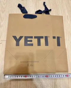 匿名配送　YETI ショップ袋 紙袋 ショッパー2枚　紙バッグ　ショップバッグ