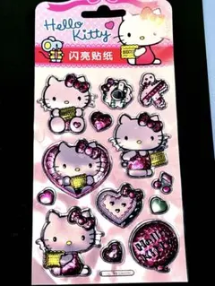 Hello Kitty 立体キラキラシール 海外正規品