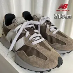New Balance スニーカー U327OA ブラウンベージュ 23.5cm