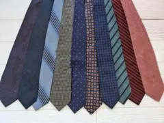 【10本セット】ブランドネクタイまとめ ジョルジオアルマーニ / KENZO 他