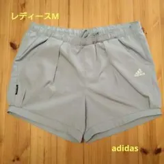 adidas ランニング　ショートパンツ　 M ライトグレー　トレーニング