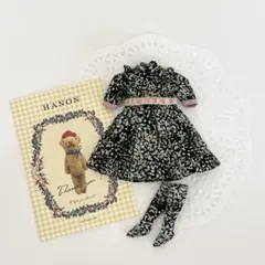 HANON様　水面に映るドレス　チェリーちゃん　リカちゃん　ブライス　ワンピース