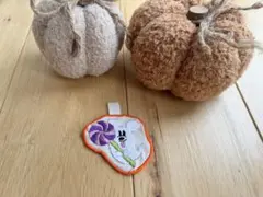 ハロウィンおばけチャーム　刺繍