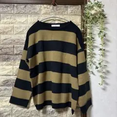 サマンサモスモス　ボーダーニット