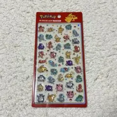韓国 ポケモン3Dクリスタルステッカー ボンボンドロップシール