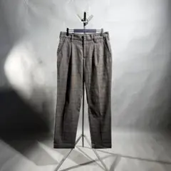 SON OF THE CHEESE Check wide tack pantsのサムネイル