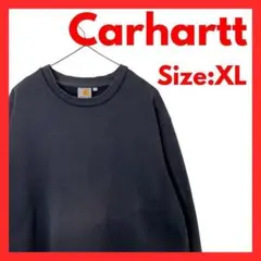 【美品】古着　カーハートWIP　ステイトフラッグ　スウェット　ブラック　XLのサムネイル