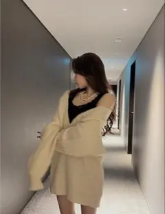 Avail 翔子コラボニットワンピ
