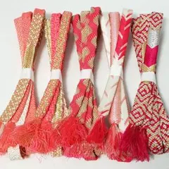 m*o様 (1098)帯締め 5点 まとめ売り 帯紐 着物 和装 小物
