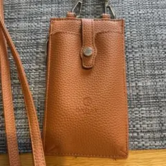 D.KELLY スマホショルダーバッグ ブラウン