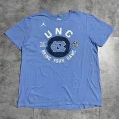 NIKE × JORDAN カレッジTシャツ ノースカロライナ大学 ブルー