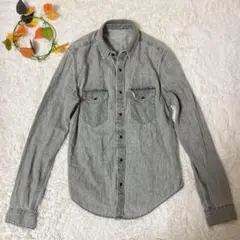 Gap 1969 デニムシャツ　グレー　XS メンズ　カジュアル　渋い