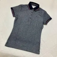 【新品】PUMA ポロシャツ ドット柄 グレー ネイビー