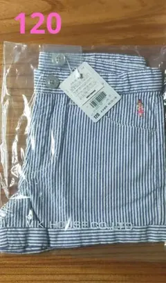 ★新品★ミキハウス ショートパンツ ストライプ 120