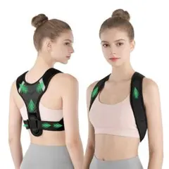 姿勢サポーター 背中サポーター 巻き肩 背筋ベルト 背中 猫背ベルト M 男女