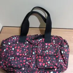 値下げ！レスポートサック☆大きめ☆ボストンバック☆ハート柄 旅行 