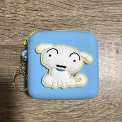クレヨンしんちゃん　シロ　シリコンスクエアポーチ　新品