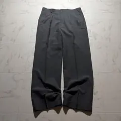 極太】【ウールギャバジン】80's wide slacks archive - メルカリ