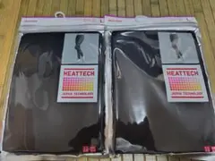 UNIQLO ユニクロ ヒートテック レギンス(十分丈) ブラック 2セット ②