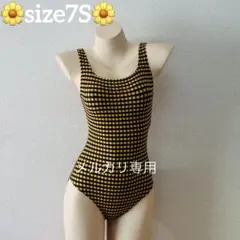 USED«7S»ELLE チェック レトロ ワンピース 水着のサムネイル