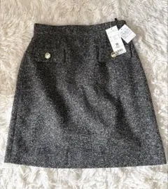 【新品タグ付き】ツイードミニスカート　プロポーション2025年商品