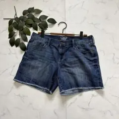 8295✾オールドネイビー✾デニムショートパンツ【6】カットオフ/コットン混のサムネイル